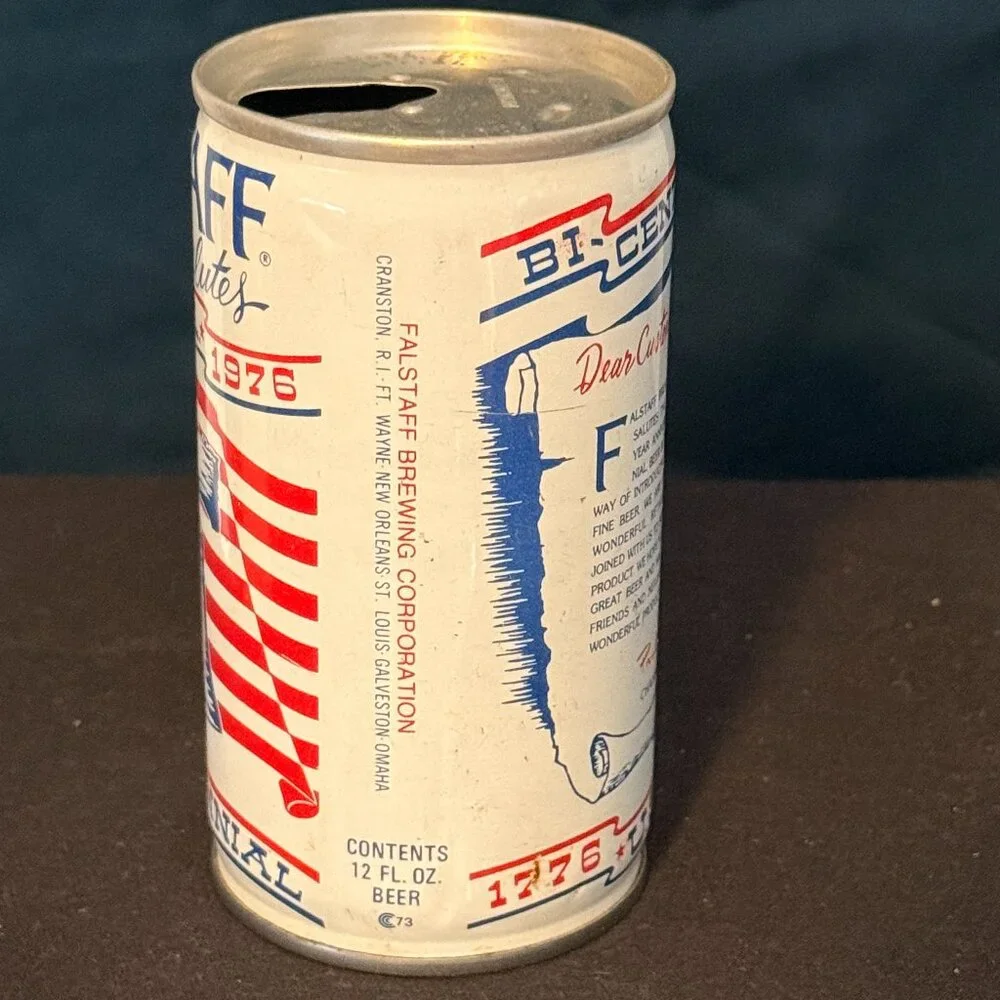 Falstaff vintage beer can